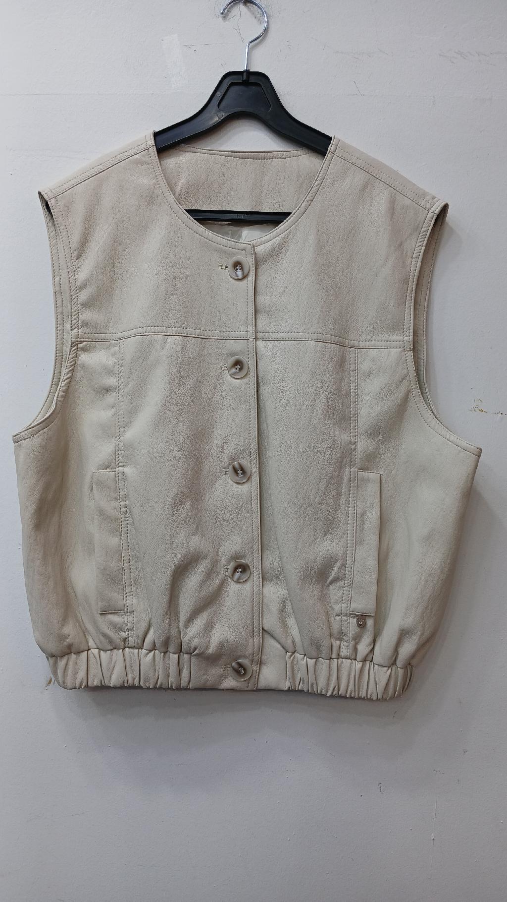 밑단밴딩레자조끼