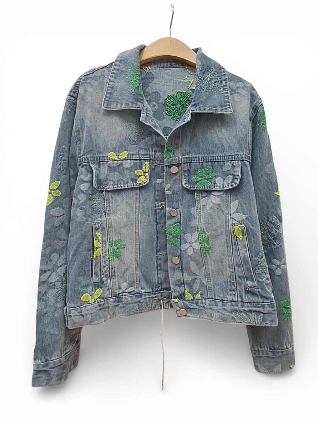 8655연두꽃청자켓(~77