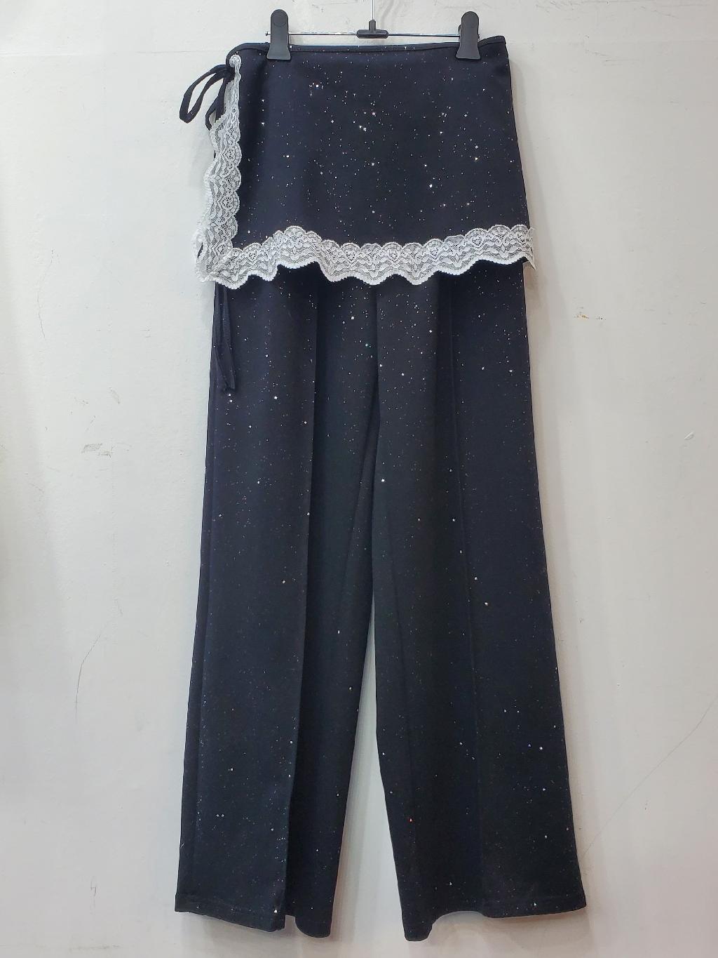 레이스큐빅츄리닝셋업(블랙만)