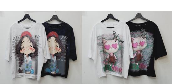 314큐빅면티(면100