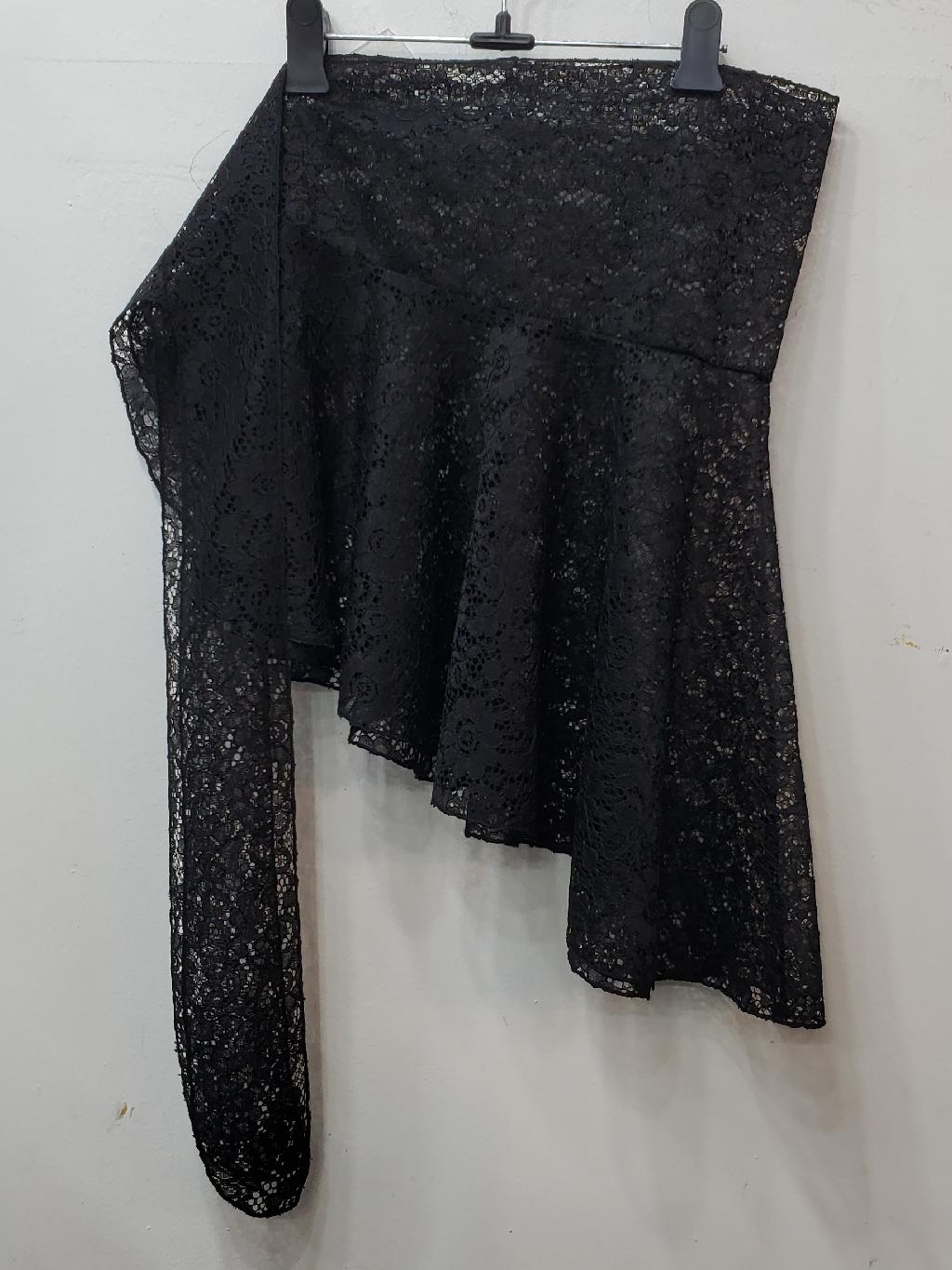 8번)꽃레이스랩스커트(댄스복)