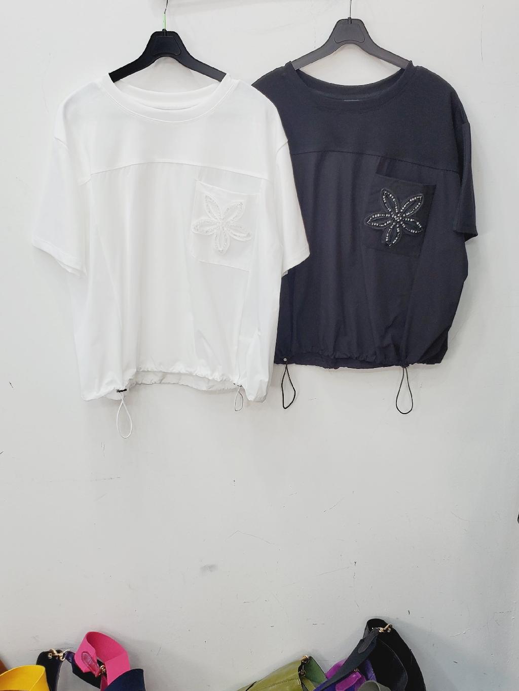 꽃비즈포켓절개티