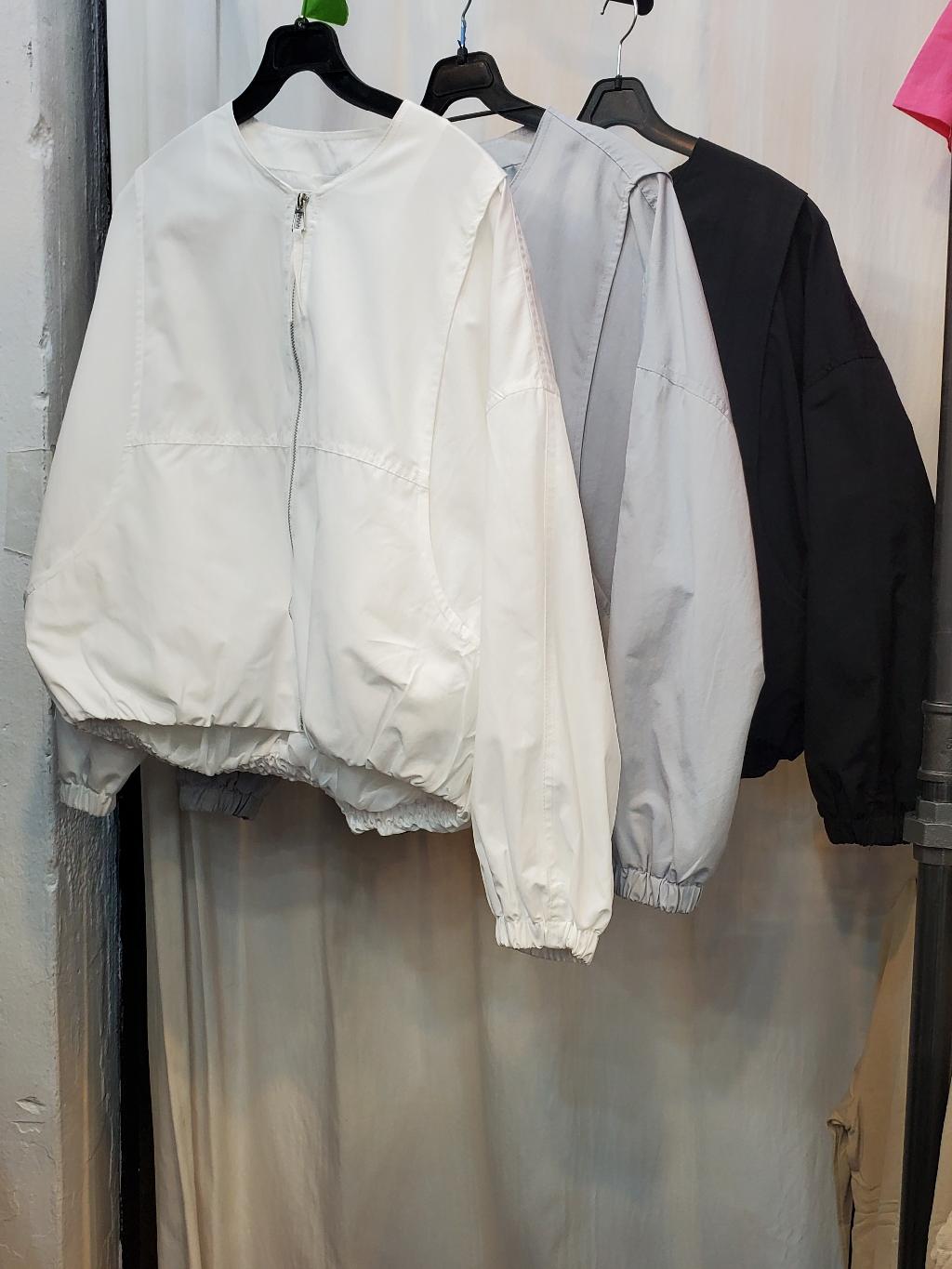 앞절개집업바람막이점퍼