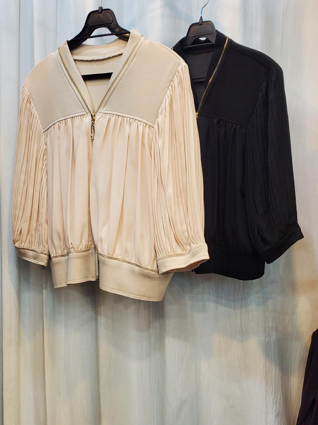 와이지퍼블라우스점퍼(반품교환불가