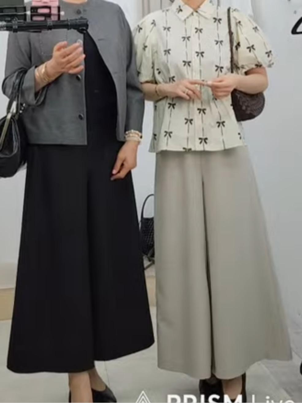 가오리큐롯바지(여름)뒤허리밴딩TR스판
